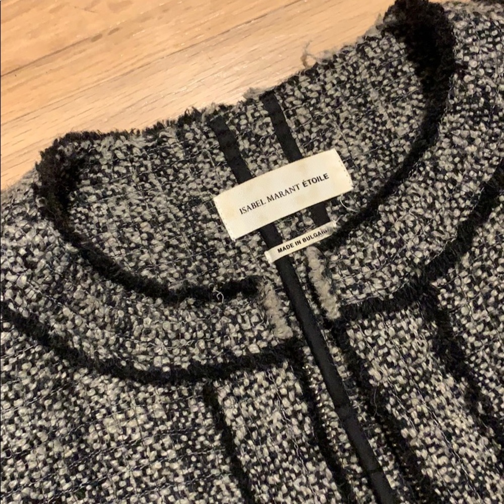 Isabel Marant Etoile Cropped Wool Jacket - Picture 2 of 4
